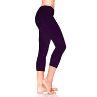 Eggplant Capris