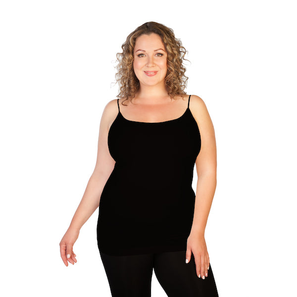 Black Plus Basic Camisole