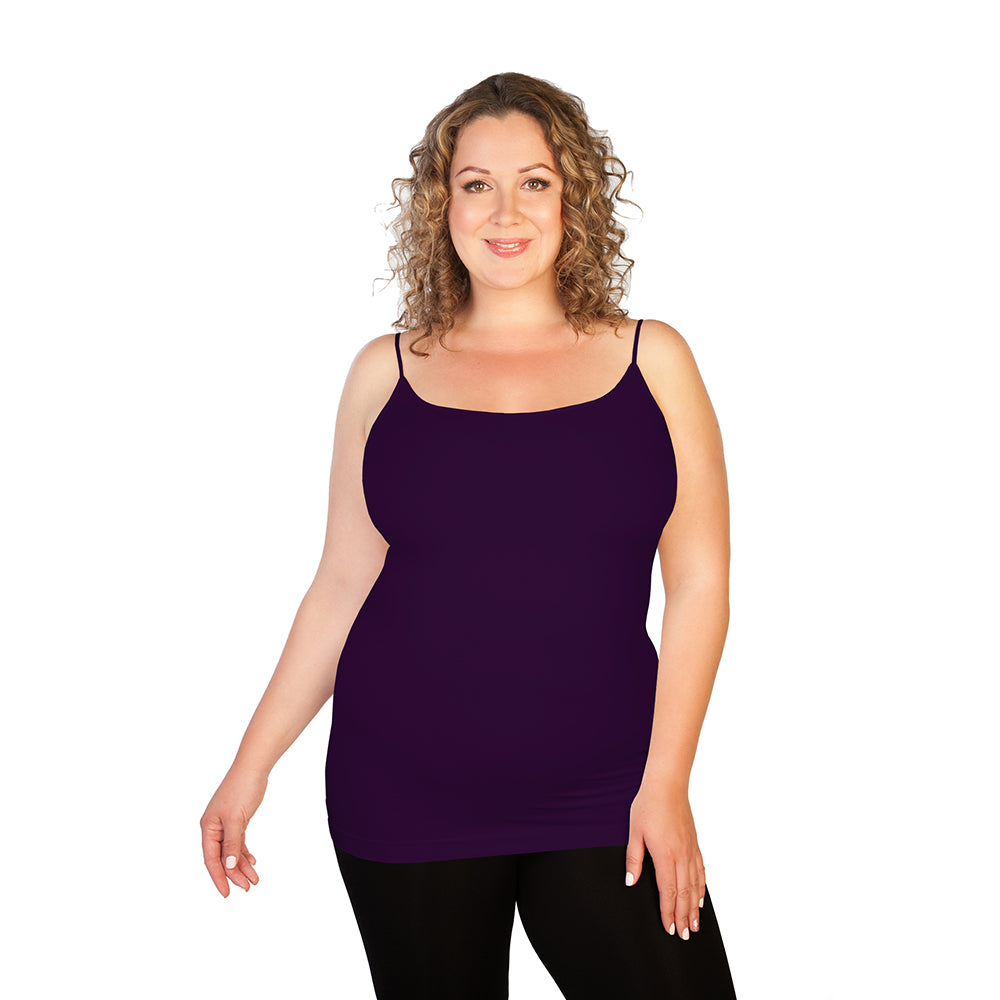 Eggplant Plus Basic Camisole