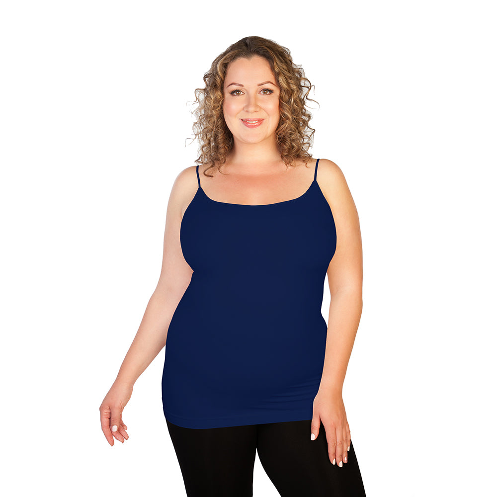 Navy Plus Basic Camisole