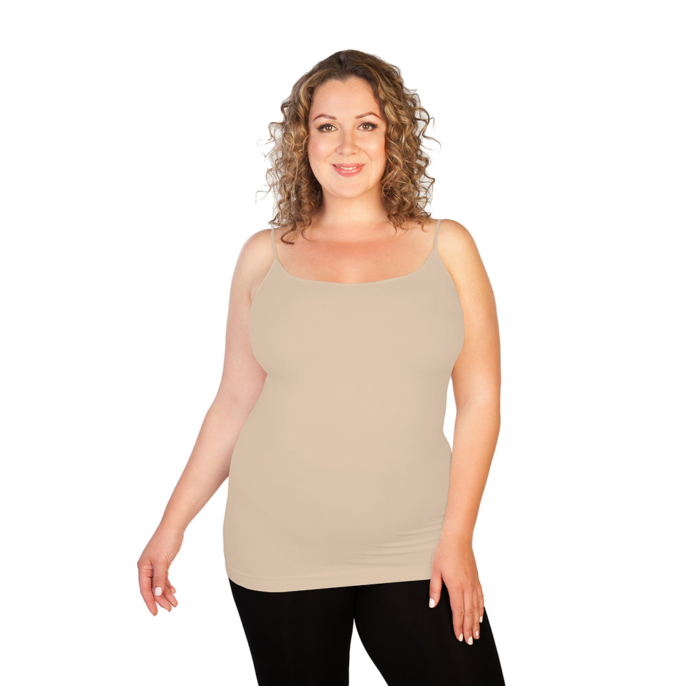 Toasted Almond Plus Basic Camisole