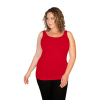 Red Plus Basic Tank Top
