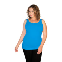 Turquoise Plus Basic Tank Top