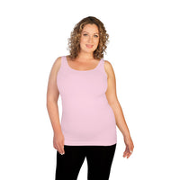 Baby Pink Plus Basic Tank Top 
