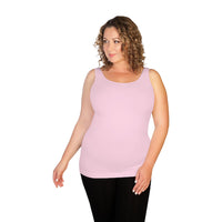 Baby Pink Plus Basic Tank Top 2