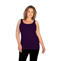 Eggplant Plus Basic Tank Top 