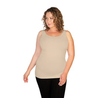 Toasted Almond Plus Basic Tank Top