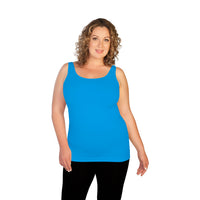 Turquoise Plus Basic Tank Top 2