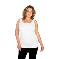 White Plus Tank Top