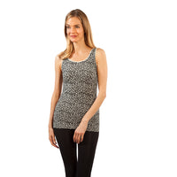 Leopard Dove Animal Print Tank Top