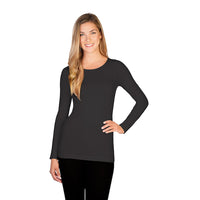 Charcoal Long Sleeve Crew Neck Tee