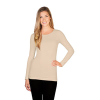 Stone Long Sleeve Crew Neck Tee