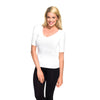 V Neck 1/2 Sleeve Tee Final Sale