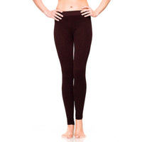 dark brown leopard small print leggings