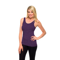 Plum burnout tank top