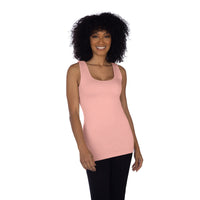 blush tank top with built in shelf bra