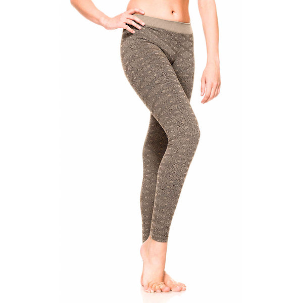 Stone Zig Zag Leggings