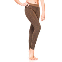 Taupe Zig Zag Leggings