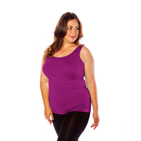 Plus Side Ruched Tank Top