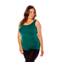 Plus Side Ruched Tank Top