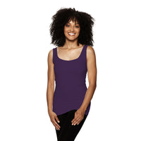 Blackberry Tuck Stitch Tank Top