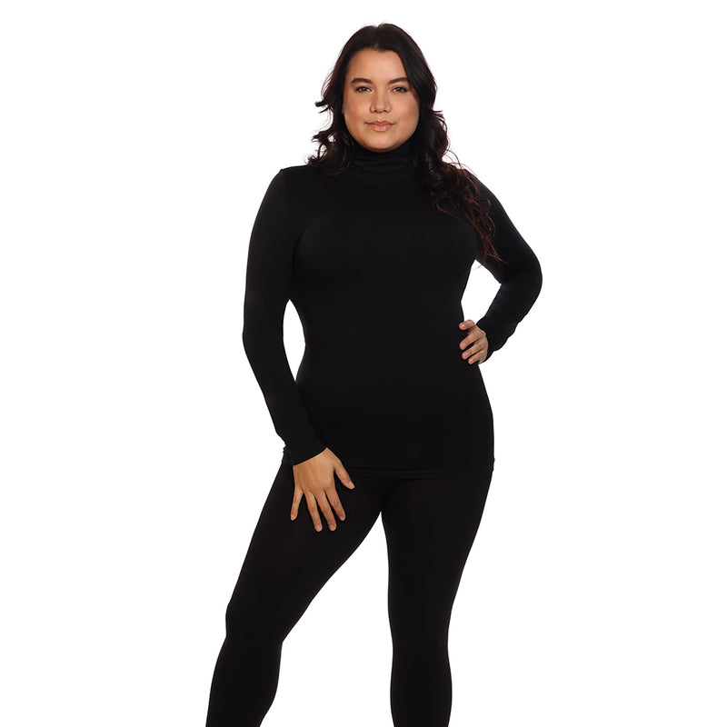 Black Plus Size Turtleneck