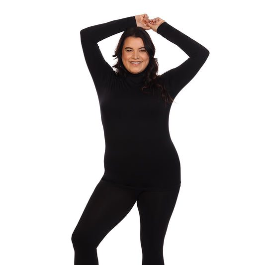 Black Plus Size Turtleneck