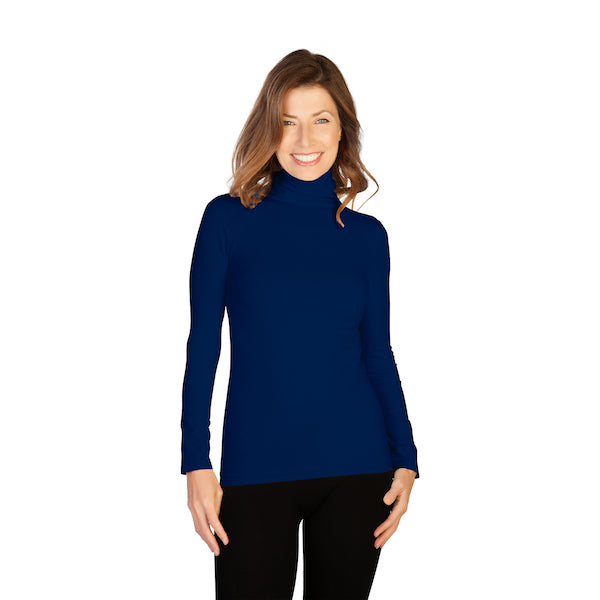 Navy Turtleneck