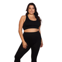 Black Plus Racerback Bralette