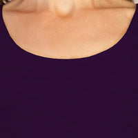 Eggplant Floral Tank Top Close Up