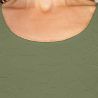 Safari Floral Tank Top Close Up