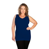 Plus V-Neck Tank Top
