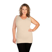 Plus V-Neck Tank Top