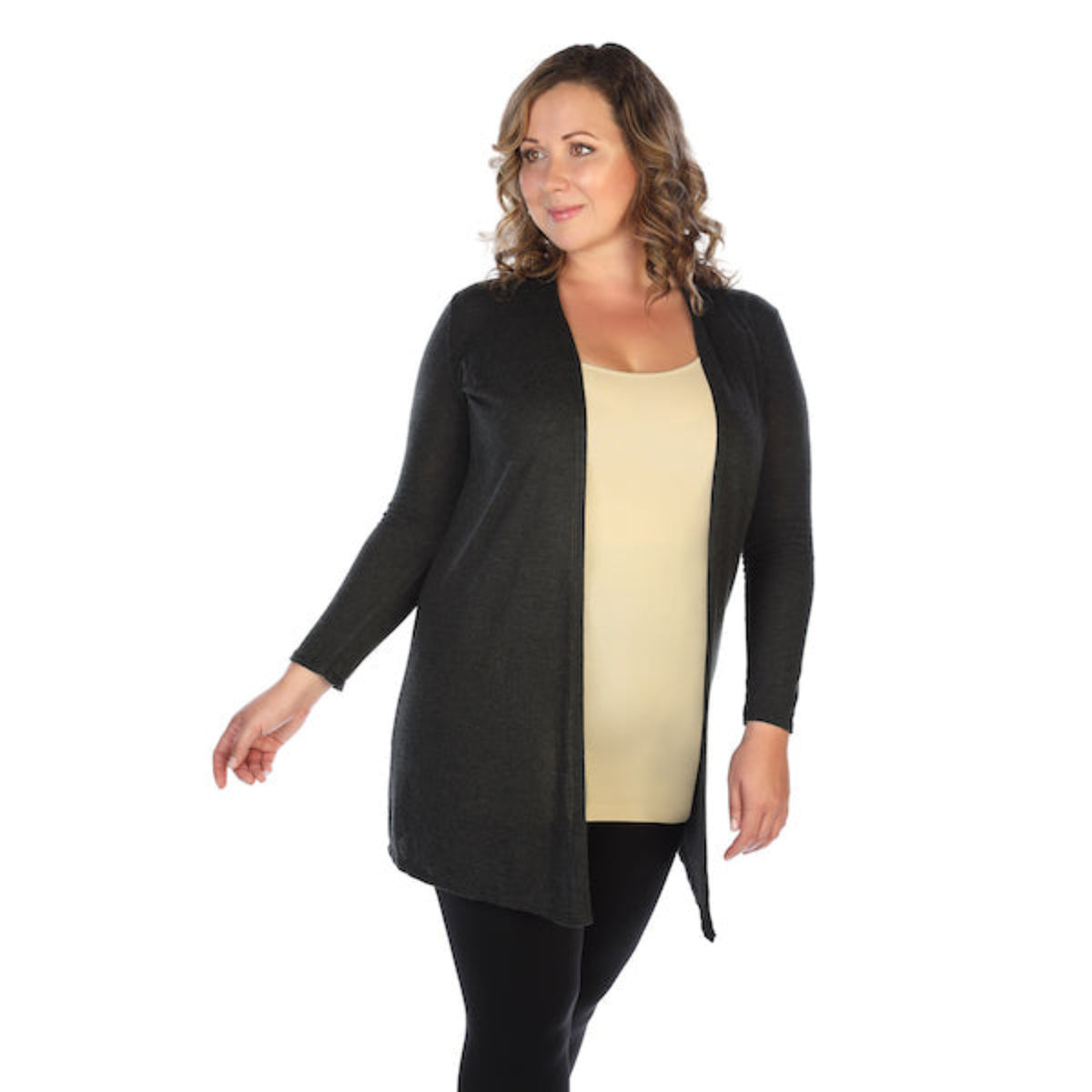 Graphite sweater cardigan