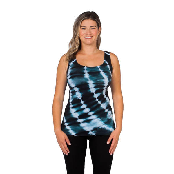 Tie Dye Lines Tank Top