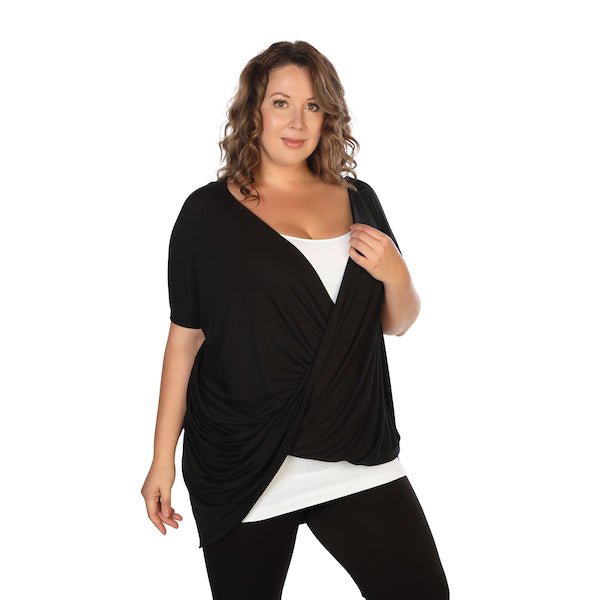 Plus Twist Front Top Final Sale