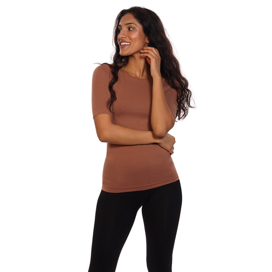 Skin Half Sleeve Tee Copper