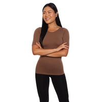 1/2 Sleeve Tee Taupe