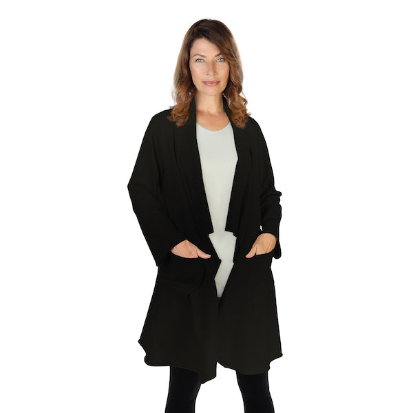 Black French Terry Jacket