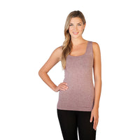 Cranberry Heathered Tank Top