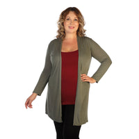 Moss plus sweater cardigan