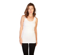 Ivory Contrasting Stripe Tank Top