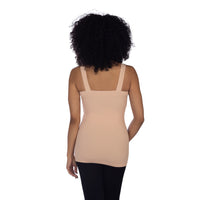 Blossom Soft Ribbed V Neck Tank Top Back