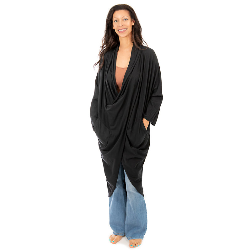 Black Cross Front Tunic 