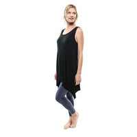 Black Cinch Front Top S/M, M/L