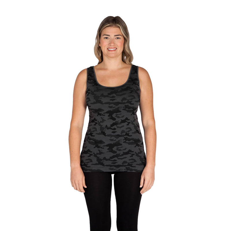 Gray Camo Tank Top