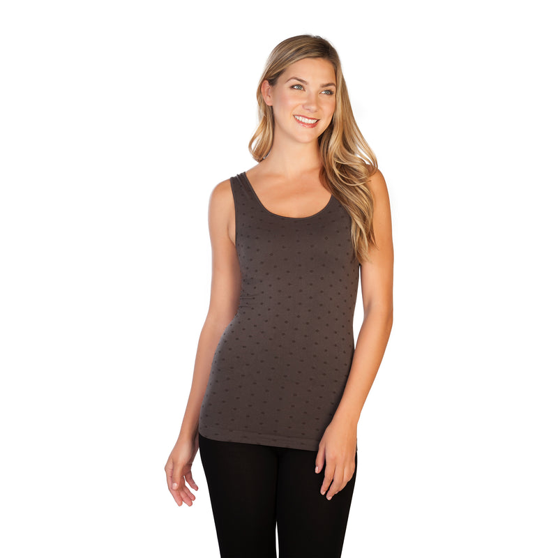 Charcoal Dot Tank Top