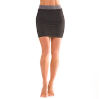 Black Denim Skirt