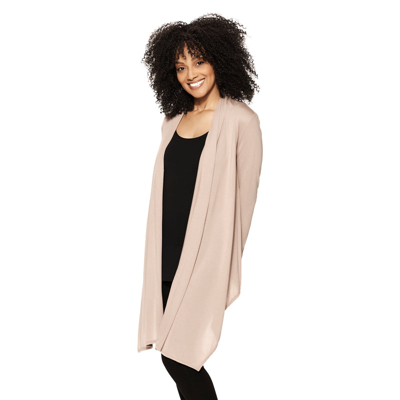Milk Chocolate Mid Length Cardigan