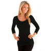 Long Sleeve Scoop Burnout Final Sale